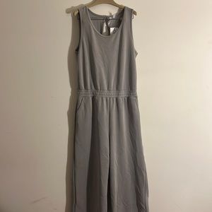 NWT. Gray jumpsuit, size medium.